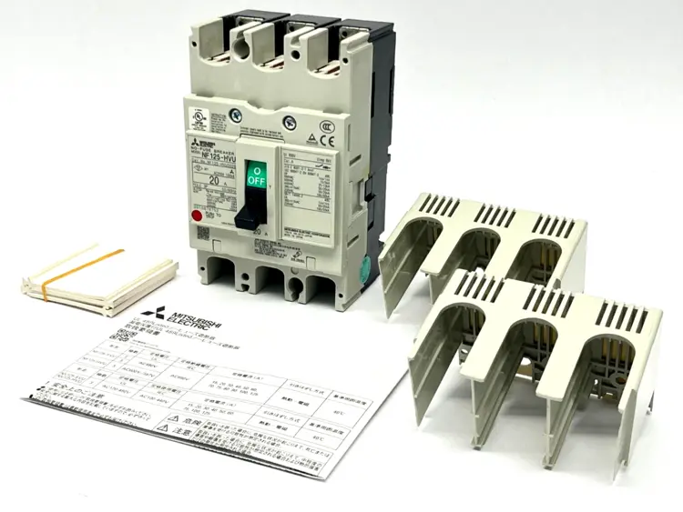 Used MITSUBISHI ELECTRIC MOLDED CASE CIRCUIT BREAKER 3-POLE 20A Circuit Breakers | Maverick Industrial Sales #1108419