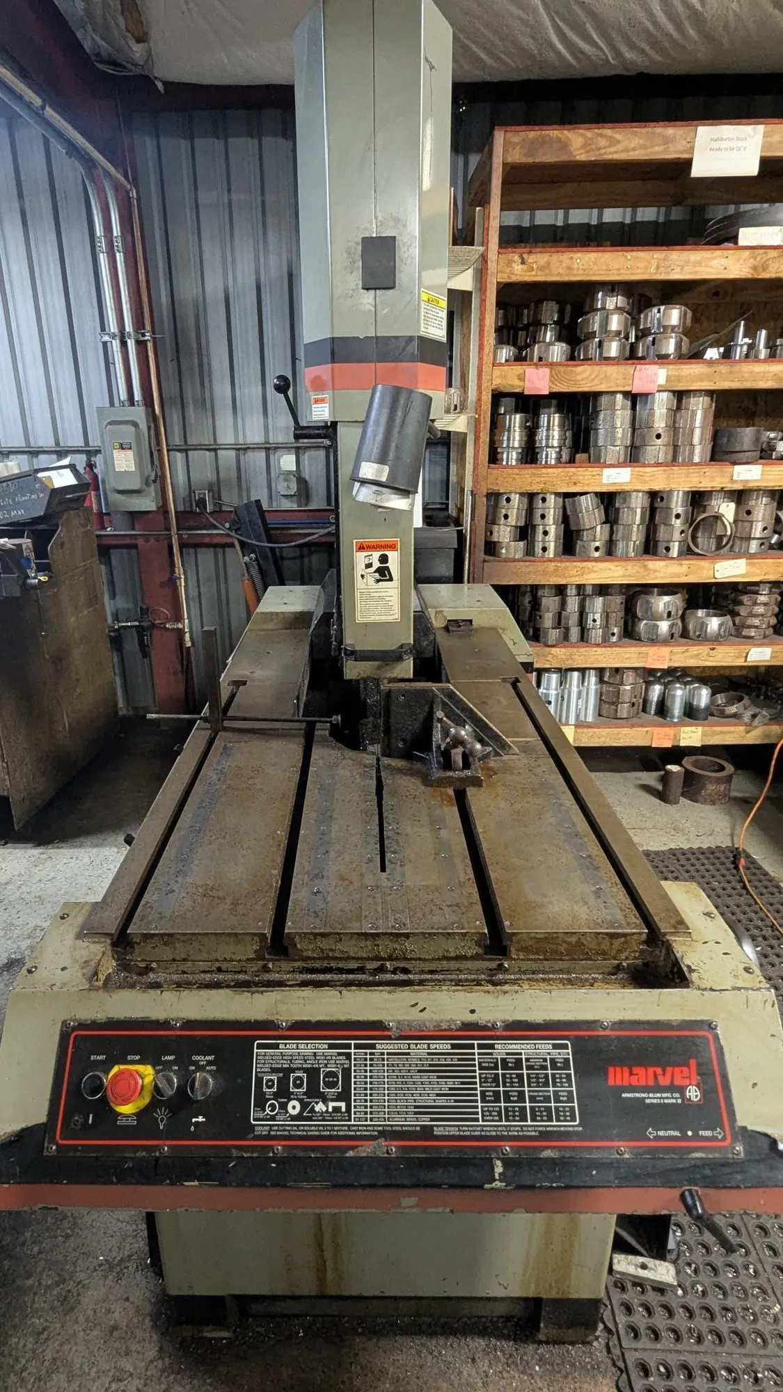 Used MARVEL 8-MARK II-V Vertical Band Saws Illinois US | Lion Machinery #1328450