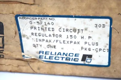 NEW RELIANCE ELECTRIC 0-57160 PRINTED CIRCUIT REGULATOR BOARD 057160