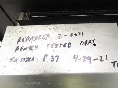 Van Dorn CRT Pathfinder Operator Control Data-Panel Monitor Flat Screen