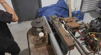 Used Pines #2 Hydraulic Tube Bender and tooling