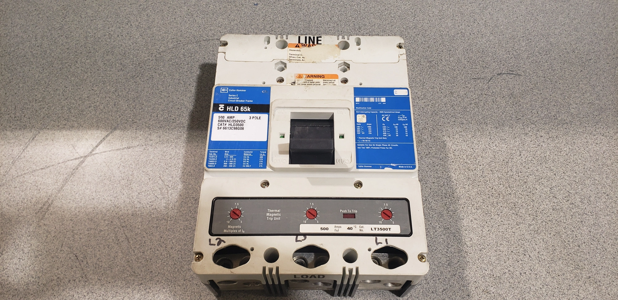 USED Cutler-Hammer HLD3500