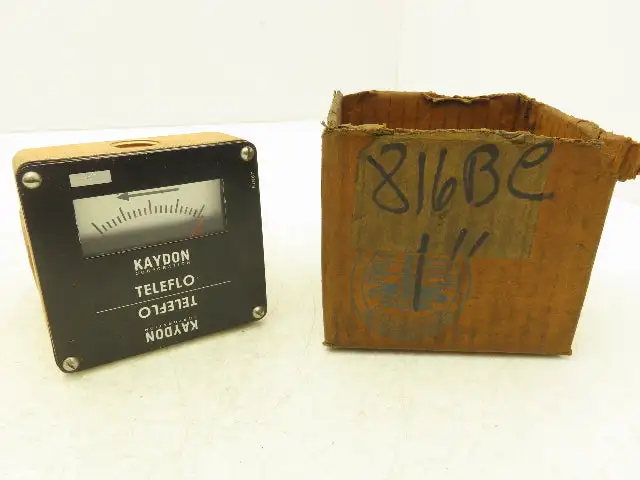 Kaydon 816BC Teleflo Flow Switch Dial Indicator 1"NPT