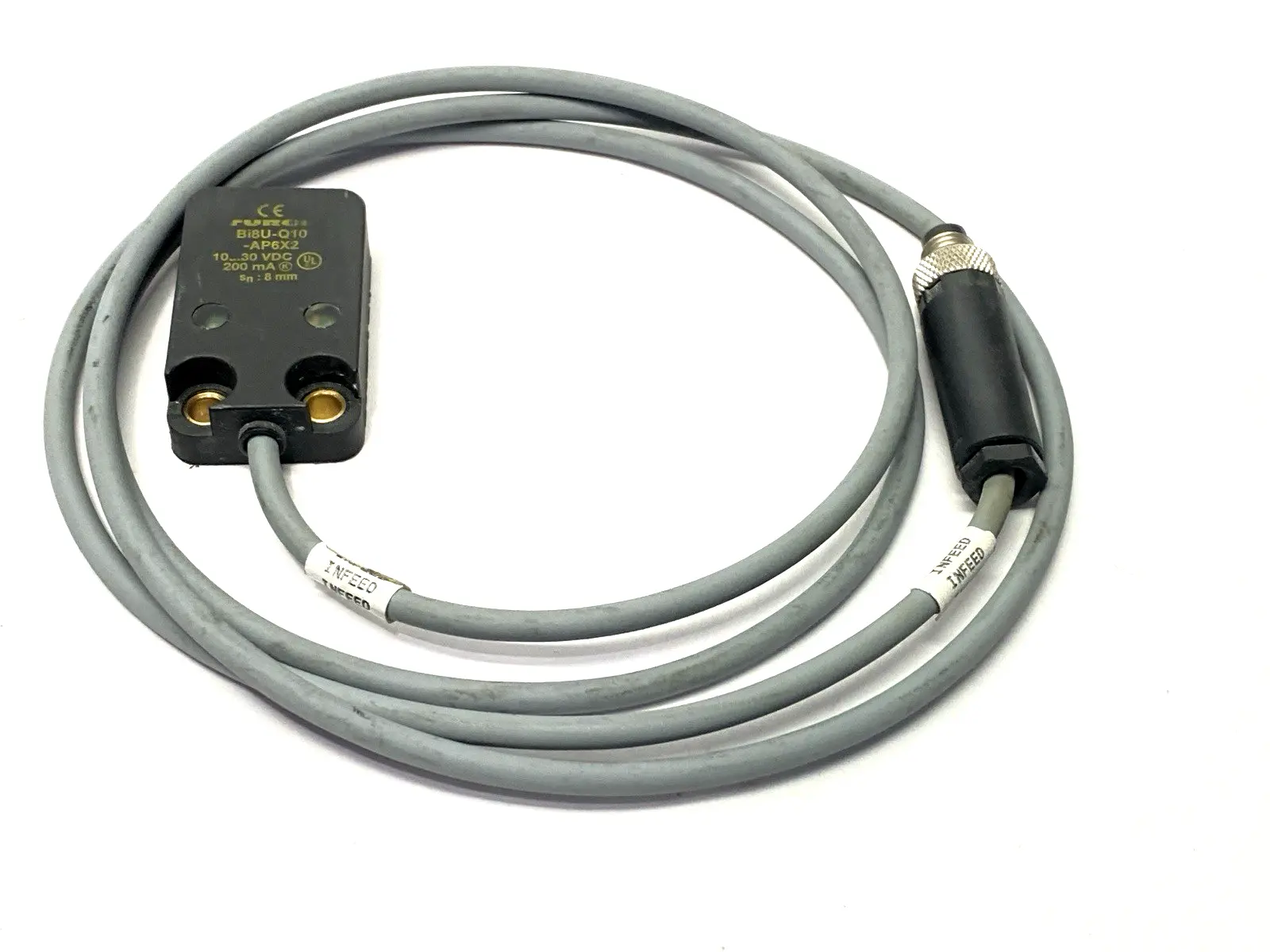 Bi8U-Q10-AP6X2 | Turck  Inductive Sensor 200mA 10-30VDC 1662001 -  Used