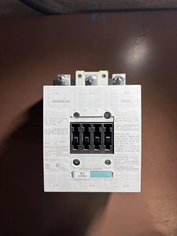 Used SIEMENS 3RT1054-6NP38-0PA5 PLC Contactors Illinois US | Aucto #1328668