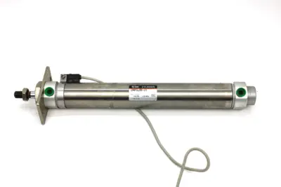 SMC CDM2F32-200-C73 Pneumatic Round Body Cylinder, 32mm Bore, 200mm Stroke