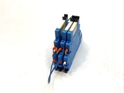 Used Finder 5 Pin Relay Socket w/ Power Relay LOT OF 3 Relays & Switches Michigan US | Maverick Industrial Sales #1397992