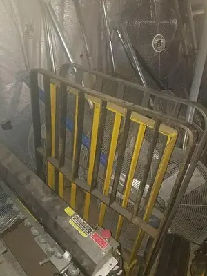 Used Takeoff Forklift Mast Guard,  35-1/2" X 46-1/2" Overall Dimensions