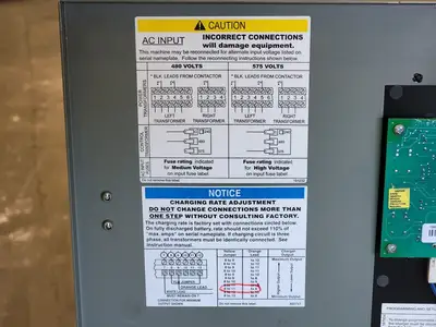 Used AMETEK 750H3-24C Battery Chargers British Columbia CA | Lenmark #238400