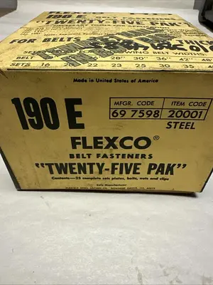 Used FLEXCO 190E Belts Ohio US | Surplus Asset Holdings #1241608