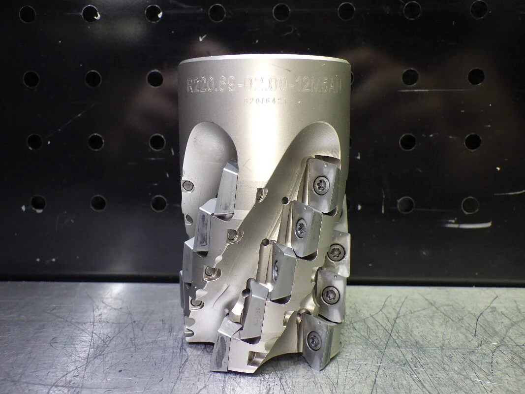 SECO 2" 5 Flute Coolant Thru Milling Cutter 1" Arbor R220.69-02.00-12M5AN (LOC3569)
