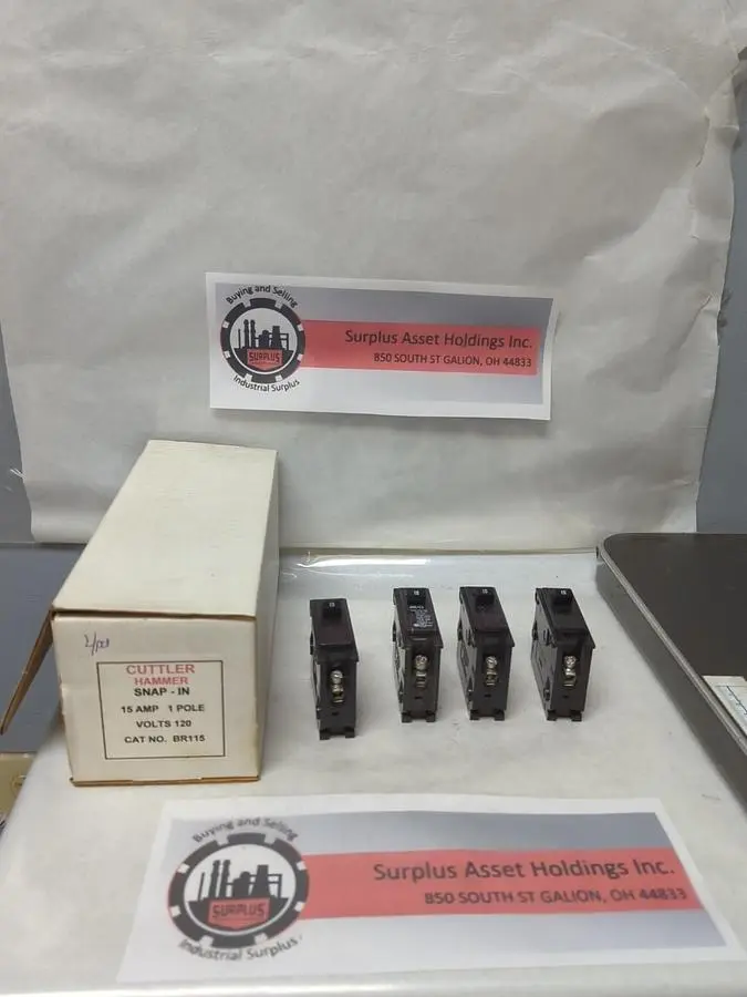 Used CUTLER-HAMMER BR115 Miscellaneous Equipment (Electrical & Power) | Surplus Asset Holdings #1196288