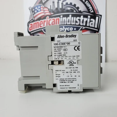 Used Allen-Bradley 100C30E00 Circuit Breakers California US | American Industrial Supply Co. #1376944