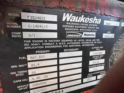 USED WAUKESHA F3524GSI