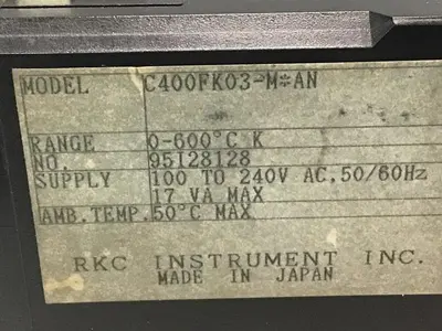 USED RKC REX-C400FK03-M*AN