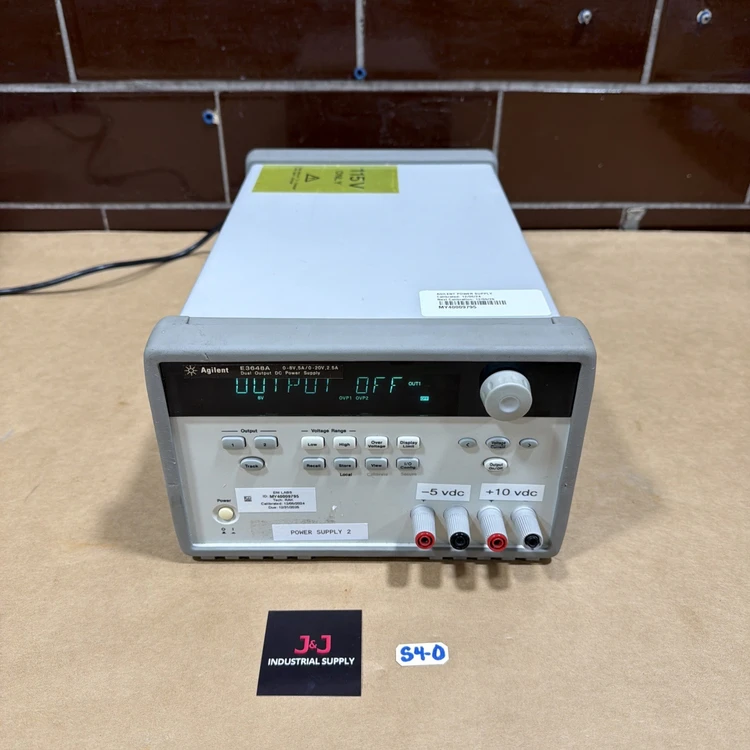 Used Agilent E3648A Power Supplies | J&J Industrial Supply #502277