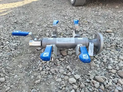 4-Way Air Header w/ 1/2" Ball Valves