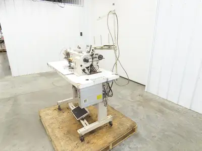 KM-1072BLX-7 Fortuna Industrial Sewing Embroidery Servo Machine 230VAC 1Ph *Read