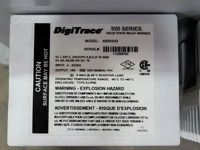 920 Series Heat Tracing Controller Assembly 920E9FWQ1SIS302SSH3202T65LAM