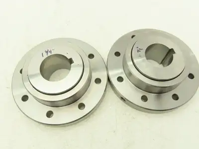 Ameridrives F201.5 EB FB 1-5/8 1-3/4 Gear Coupling Sleeves & Hubs Set w Hardware