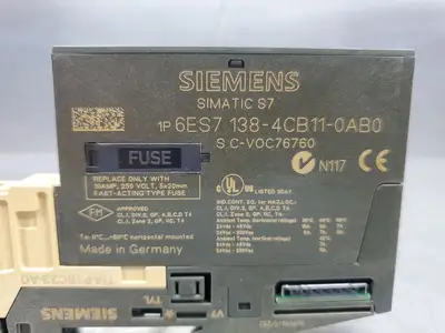 USED Siemens 6ES7138-4CB11-0AB0 SIMATIC S7 Module w/TM-P15C23-A0 Base