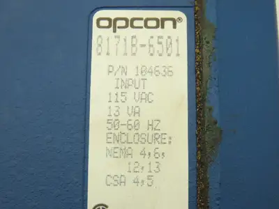 Opcon 104636 Photoelectric Control Unit 115VAC 13VA 50-60HZ