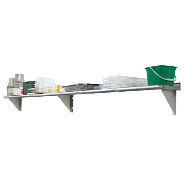 New | in-Stock Advance Tabco Old Stock Advance Tabco WS-15-84-16 15" x 84" Wall Shelf - Stainless Steel Restaurant Equipment (Miscellaneous) Illinois US | Falcon Restaurant Supply #1375914