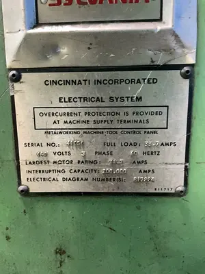 USED CINCINNATI 135 CB X 10 FT