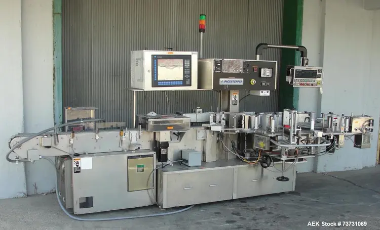 Used JERSEY PACESTEPPE Pressure Sensitive Labelers Illinois US | Aaron Equipment #1515446