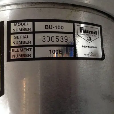 USED FILTROIL BU-100