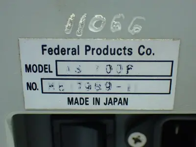 USED FEDERAL SURFANALYZER 5400