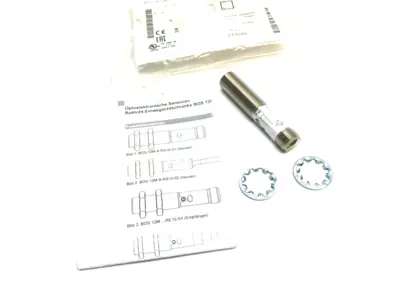 BOS01TW, BOS 12M-X-RS10-S4 | Balluff BOS01TW Cylindrical Through-Beam Photoelectric Sensor BOS 12M-X-RS10-S4 - New Other
