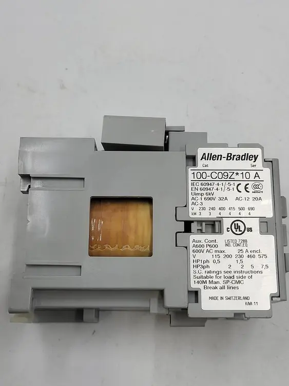 Used ALLEN-BRADLEY ALLEN BRADLEY 100-C09Z CONTACTOR 3 POLE 9 AMPS PLC Contactors | ND Industrial Surplus #1216460