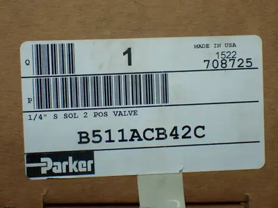 New | in-Stock PARKER B511ACB42C Valves/Fittings | HGR 24 #733051