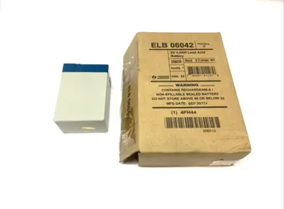 New | in-Stock Lithonia Lighting Rechargeable Lead Acid Battery 6V 4.0AH Batteries Michigan US | Maverick Industrial Sales #1401252