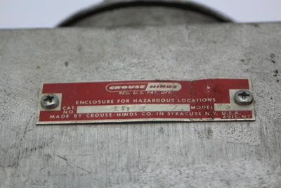 Used Crouse-Hind ETF-2 Electrical Boxes California US | Davliegogo LLC #1706580