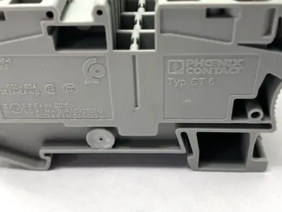 USED PHOENIX CONTACT FEED-THROUGH TERMINAL BLOCK 3031487 LOT OF 10