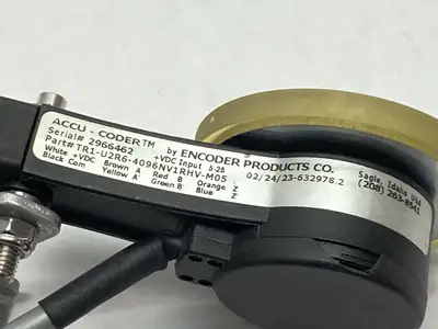 USED ENCODER PRODUCTS ACCU-CODER MEASURING WHEEL 5-28VDC