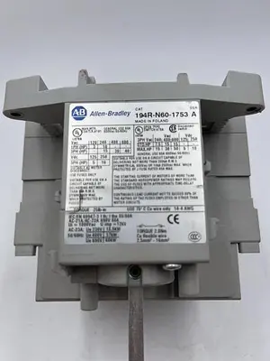 Used ALLEN-BRADLEY ALLEN-BRADLEY 194R-N60-1753 SER A Disconnects | ND Industrial Surplus #1215137