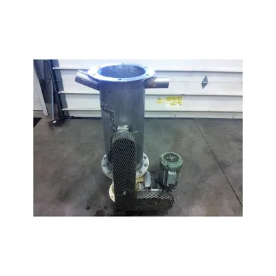 Used 10" Semco Rotary Airlock w/ Dual Shaft Agitated Hopper