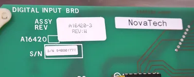 NEW NOVATECH A16420-3 INPUT CIRCUIT BOARD A164203