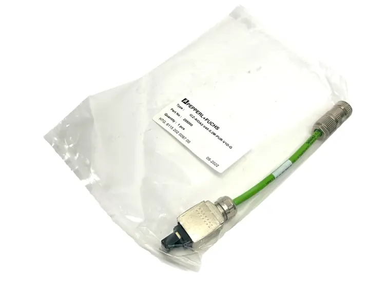 New | in-Stock Pepperl+Fuchs Connection Cable D-Coded Cable & Wire Michigan US | Maverick Industrial Sales #1390588