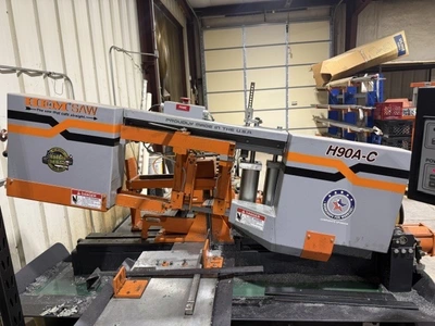Used 2018 HEM H90A-C Horizontal Band Saws Oklahoma US | Revelation Machinery #1310899