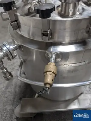 USED Feldmeier 200 Liter Feldmeier Reactor Body, 316L S/S, 45/100#