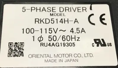 Used VEXTA RKD514H-A Servo Drives Michigan US | Ideal Machinery #1250260