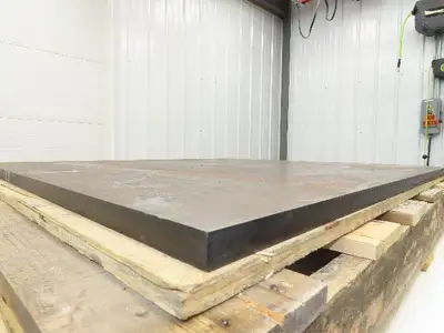 Carbon Steel Flat Ground Bar Stock 7/8" Thick 39"x 42-1/2"  410Lbs