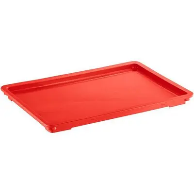 18" x 26" White - Red - Green - Blue - Yellow - Blue Heavy-Duty Polypropylene Dough Proofing Box Lid