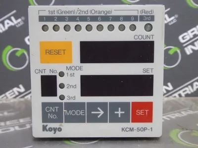 Koyo KCM-50P-1 Consolidated Counter Missing Face Trim Used
