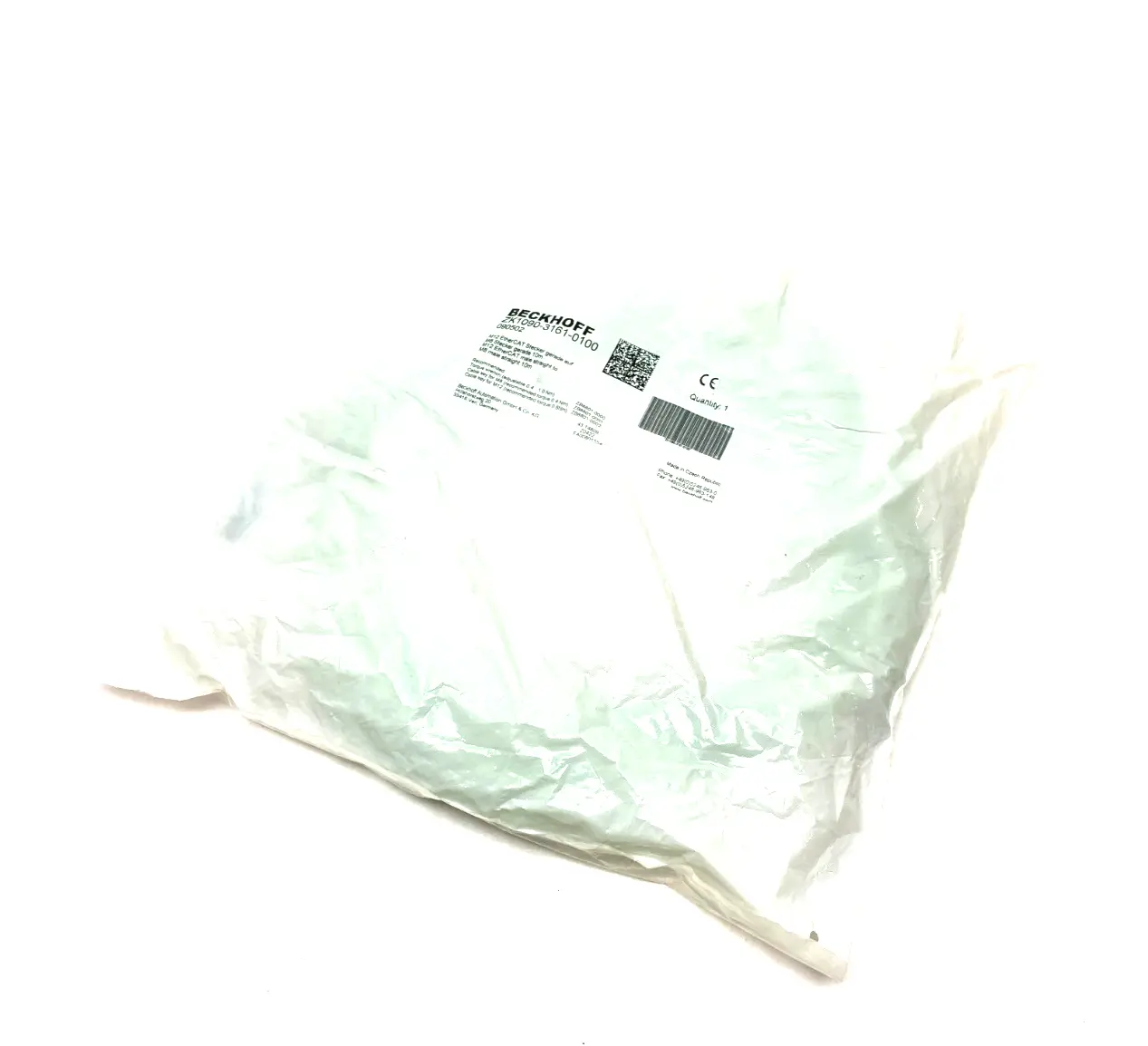 NEW BECKHOFF DOUBLE ENDED ETHERCAT POWER CABLE 10M