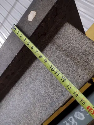 8' X 4' X 14" MITCHELL PRECISION LAYOUT INSPECTION GRANITE TABLE: STOCK #23805